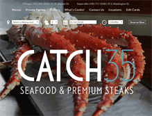 Tablet Screenshot of catch35.com